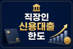 직장인 신용대출 조건과 한도, 제1금융권 주거래은행 이용 시 확인사항 8 ChatGPT Image 2026년 8월 19일 오전 06 19 42
