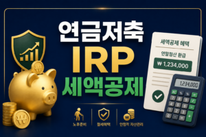 2026년 연금저축 IRP 비교 및 실시간 환급액 계산 세액공제 혜택 총정리 9 ChatGPT Image 2026년 8월 19일 오전 07 30 58