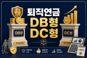 2026년 퇴직연금 DB형 DC형 차이점 비교 및 실시간 수령액 계산기 8 ChatGPT Image 2026년 8월 19일 오전 07 37 26