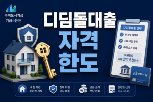 2026년 주택도시기금 디딤돌대출 자격 조건 및 실시간 한도 조회 방법 3 ChatGPT Image 2026년 8월 19일 오전 08 30 03