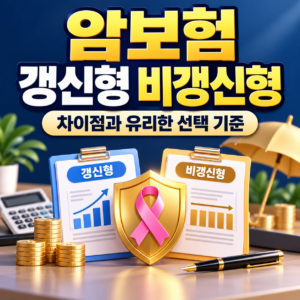 암보험 갱신형 비갱신형 차이, 보험료와 보장기간 비교하기 5 ChatGPT 이미지 2026년 9월 26일 오후 04 40 52