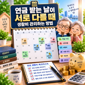 연금 받는 날이 서로 다를 때 생활비 관리하는 방법 1 ChatGPT Image 2026년 9월 21일 오후 06 18 39