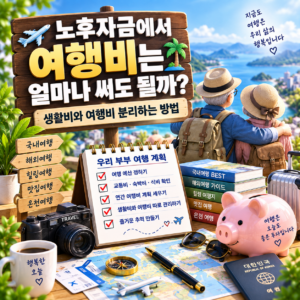 노후자금에서 여행비는 얼마나 써도 될까? 생활비와 여행비 분리하는 방법 1 ChatGPT Image 2026년 9월 21일 오후 06 58 31