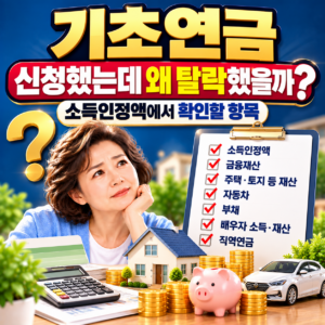 기초연금 신청했는데 왜 탈락했을까? 소득인정액에서 확인할 항목 4 ChatGPT 이미지 2026년 9월 26일 오후 02 36 01