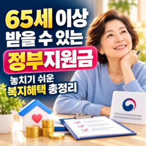 65세 이상 받을 수 있는 정부지원금, 놓치기 쉬운 복지혜택 총정리 1 ChatGPT 이미지 2026년 9월 26일 오후 06 04 28
