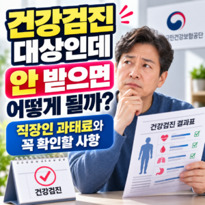 건강검진 대상인데 안 받으면 어떻게 될까? 직장인 과태료와 꼭 확인할 사항 3 ChatGPT 이미지 2026년 9월 26일 오후 06 17 10