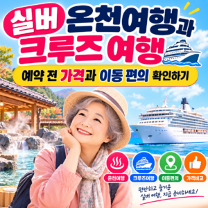 실버 온천여행과 크루즈 여행, 예약 전 가격과 이동 편의 확인하기 7 ChatGPT 이미지 2026년 9월 26일 오후 08 23 47