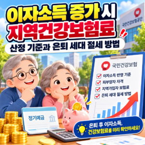 이자소득 증가 시 지역건강보험료 산정 기준과 은퇴 세대 절세 방법 2 ChatGPT 이미지 2026년 9월 26일 오후 09 07 34